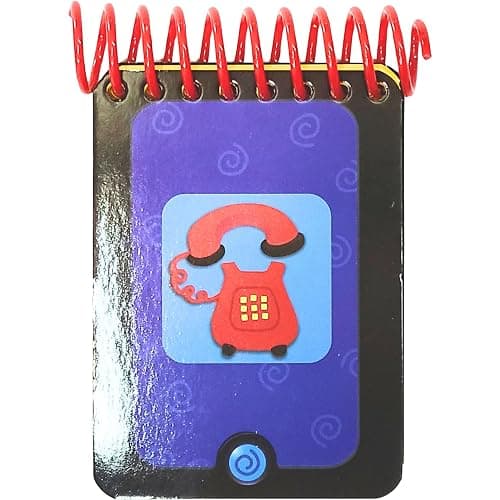 Handy Dandy Blue Striped Notebook - Handcrafted thumbnail 3