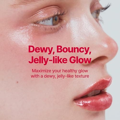 fwee Glowy Jelly Pot + Keychain SET | Dewy Jelly Lip & Blush Color, Tinted Glow Jelly Balm, Dewy Buildable Finish – Lavender Whip (Creamy Lavender) | 0.14 oz thumbnail 4