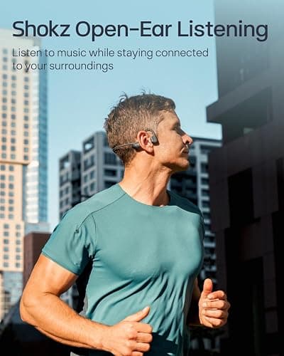 SHOKZ New OpenRun Pro 2 - Open-Ear, Bone Conduction Sport Headphones - with Reflective Strip - Sweat Resistant, Workout Headphones - Secure, Wireless, Comfortable Fit-Deep Bass and Smart Mic App thumbnail 5
