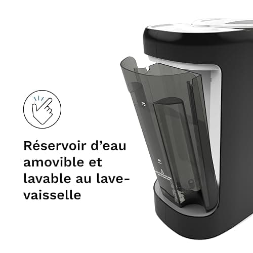 Baby Brezza - Préparateur de Biberons automatique Formula Pro Advanced avec kit entonnoir supplémentaire offert - Noir et Blanc thumbnail 7