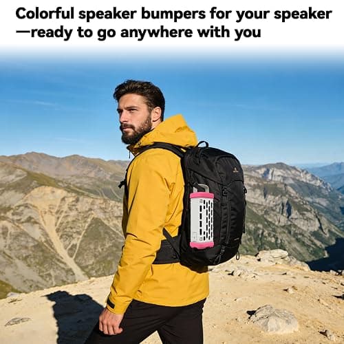 TERPINK Bumper Protectors Compatible with Turtlebox Ranger, Silicone Protective Bumpers Shockproof, Impact-Resistant Anti-Slip (Hot Pink) thumbnail 7
