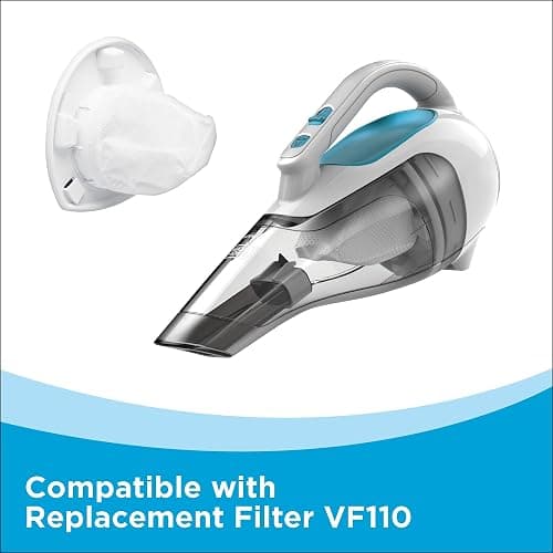 BLACK+DECKER dustbuster Cordless Handheld Vacuum, Portable Vacuum for Car and Home Rechargeable, Powerful Suction, Wide Mouth (HHVI315JO42) thumbnail 6
