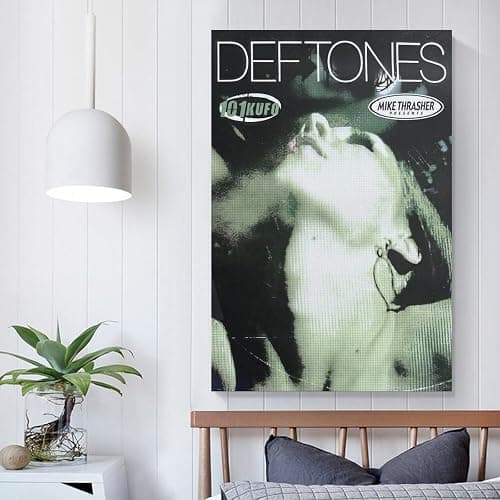 VQFYNOBCI Deftones Poster Vintega MusicCanvas Art for Room Aesthetic And Wall Art Picture Living Room Decor Poster12x18inch(30x45cm) thumbnail 5