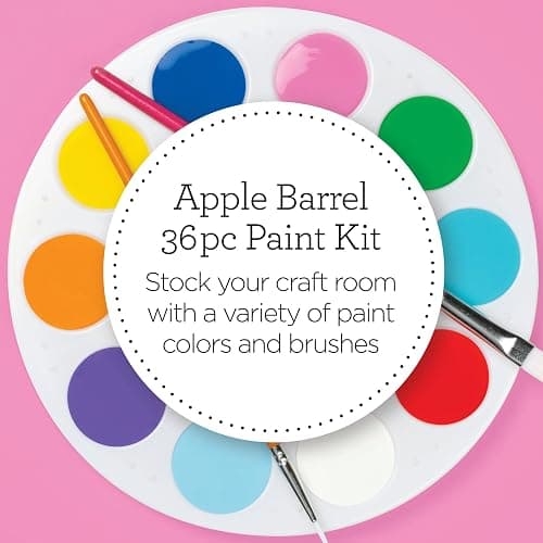Apple Barrel Acrylic Craft Paint Kit, Matte Finish, 36 pc, Assorted thumbnail 2