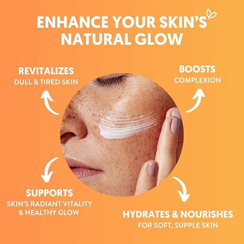 By Nature Vitamin C + Collagen Face Cream Cleanser - Daily Makeup Remover and Facial Wash from New Zealand (7 Oz) thumbnail 3