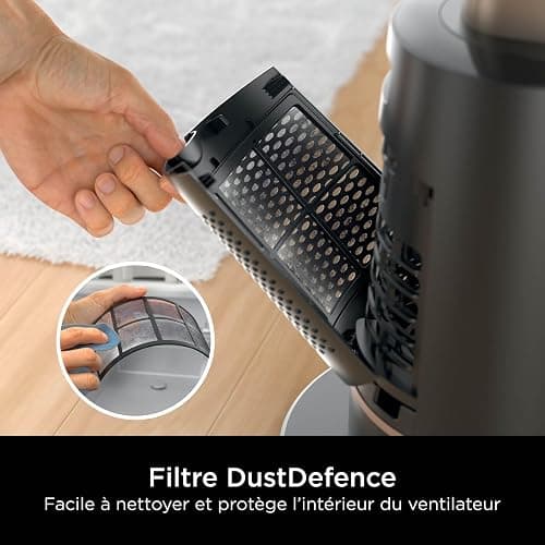 Shark TurboBlade Ventilateur colonne sans pale, 10 vitesses TF200SEU, Gris Anthracite, 78 cm thumbnail 12