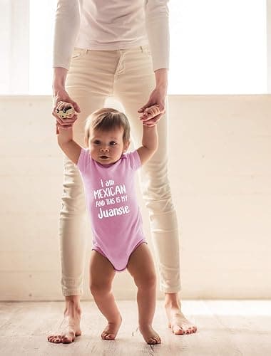 CBTwear I Am Mexican and This Is My Juansie Funny Baby Bodysuit thumbnail 3