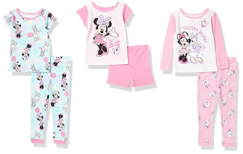 Disney 6-Piece Snug-fit Cotton Pajama Set, Soft & Cute for Kids - Image 1