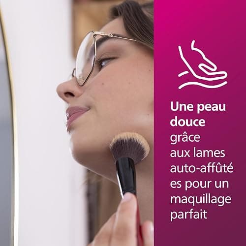 Philips Series 5000 - épilateur visage, épilateur individuel pour femme, sans fil et compact, avec tête hypoallergénique, épilation douce et rapide du visage, retouches faciles, modèle BRR454/00 thumbnail 5