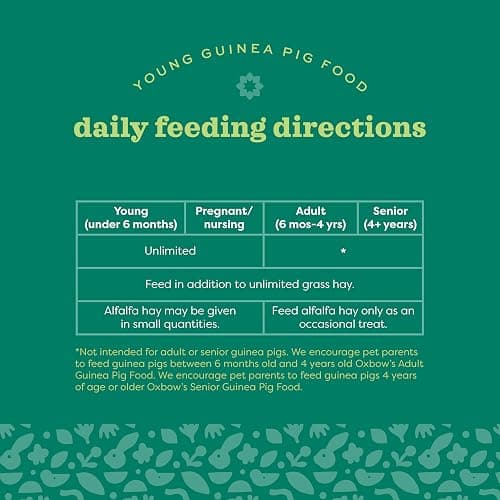 Petlife Oxbow Cavy Performance Complete Feed for Juvenile Guinea Pig, 2.2 Kg thumbnail 6