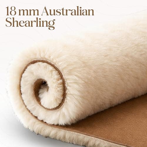 WaySoft Women's Genuine Australian Sheepskin Slippers, 18mm Wool Pile, Memory Foam, Durable Anti-Slip EVA Sole thumbnail 2
