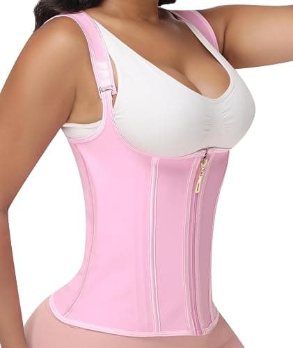 SHAPEBUS Waist Trainer for Women Lower Belly Fat Corset Shapewear Tummy Control Faja Body Shaper Waist Cincher - Image 1
