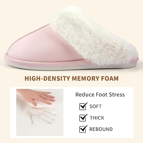Hausschuhe Damen Herren Winter Plüsch Warm gefüttert Hausschuhe Pantoletten Bequeme rutschfeste Flache Slippers thumbnail 3