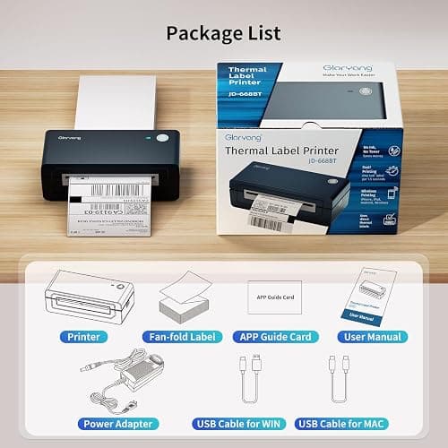 Bluetooth Thermal Shipping Label Printer thumbnail 7
