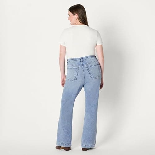Amazon Essentials Women's High Stretch Flattering High-Rise Flare Jeans thumbnail 8