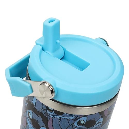 Disney Stitch All-Over Print Blue 40 Oz Stainless Steel Tumbler With Handle thumbnail 7