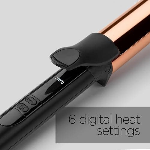 BaByliss Titanium Brilliance Curls - 32mm Hair Curler, for Large Curls and Soft Waves, Quality Titanium Coating, 6 Heat Settings up to 210°C, 2357U thumbnail 7