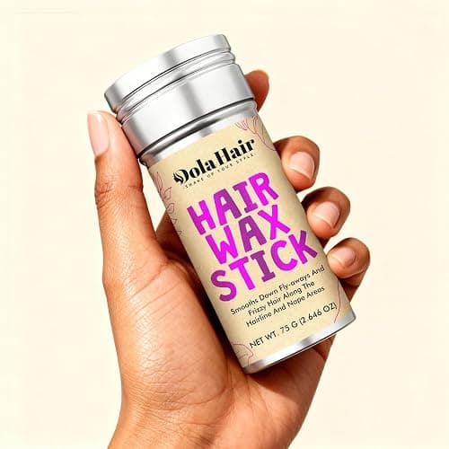 Dolahair Hair Wax Stick - Flyaway Control and Styling Pomade for Kids, Women, and Men - Accessorie Slick Back Hair Brush Kit Hair Bun Maker (2.7 Ounce) thumbnail 6