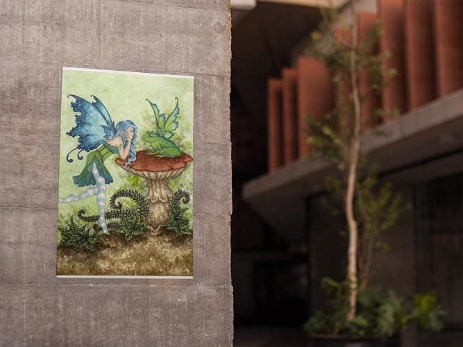 Fairy Core Room Decor Wall Art Grunge Poster Room Decor Aesthetic Living Room Home Office and Bedroom Decor Kawaii Fairycore Frog Fairies Wall Art Decor Teen Cool Wall Art Print Poster 12x18 thumbnail 5