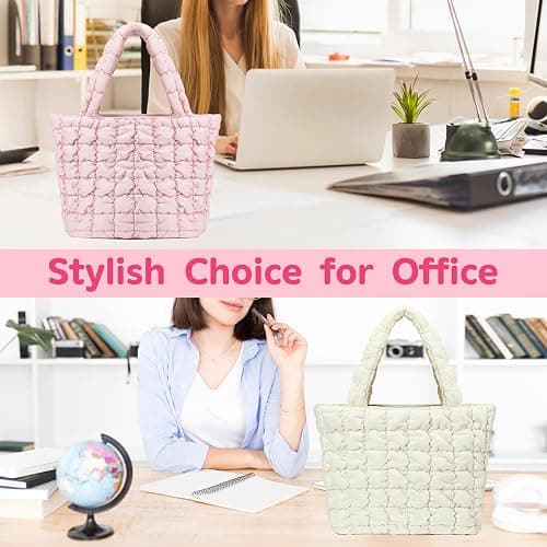 CAMTOP Lunch Box for Women Girls Insulated Cute Lunch Tote Bag Lunchbox Cooler Bag for Work Travel Picnic (Pink) thumbnail 8