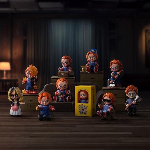 POP MART Chucky Franchise Series Blind Box Figures, Collectible Toys Spooky Home Decorations, Holiday for Girls and Boys, Single Box thumbnail 8