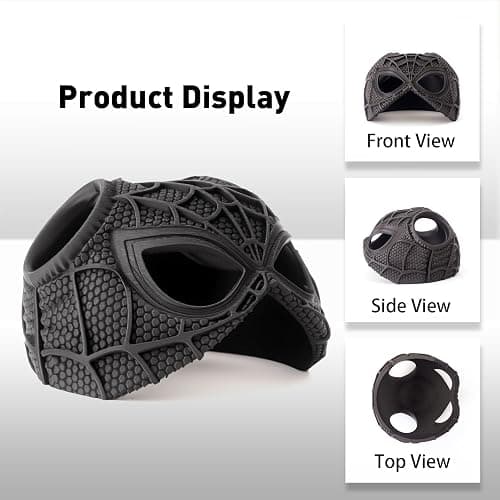 Yipintang Cat Bat Mask Halloween Costumes Accessories for Cats, Cat Bat Cosplay Apparel (Medium, Black Spider) thumbnail 2