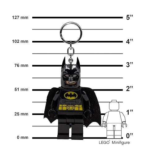 LEGO DC Super Heroes Keychain Light - Batman (KE26H), Extra-Large 3 Inch Tall Figure thumbnail 3