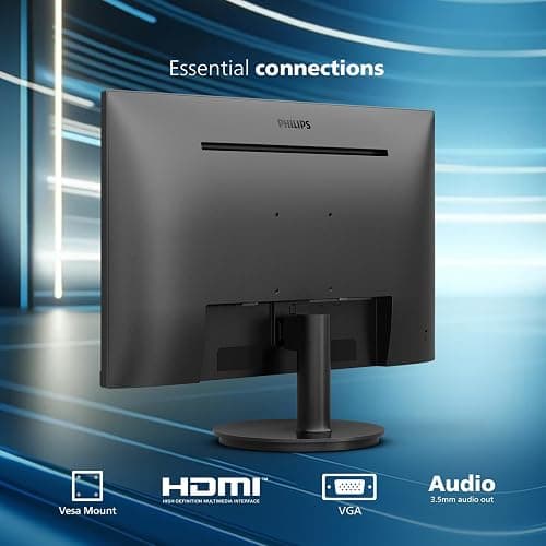 Philips 24 Inch Computer Monitor FHD 100Hz VA VESA Flicker-Free, 241V8LB | 1920×1080 LED Monitor, 4ms GtG, Adaptive Sync, HDMI 1.4, Tilt Adjust, Low Blue Light, 4yr Advance Replacement Warranty thumbnail 6