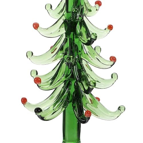 Christmas Tree Stemmed Wine Glasses 360ml Holiday Drinking Goblets Cups Xmas Winter Glassware Cup for Festive New Years Wineglass - 21x8.5cm thumbnail 5