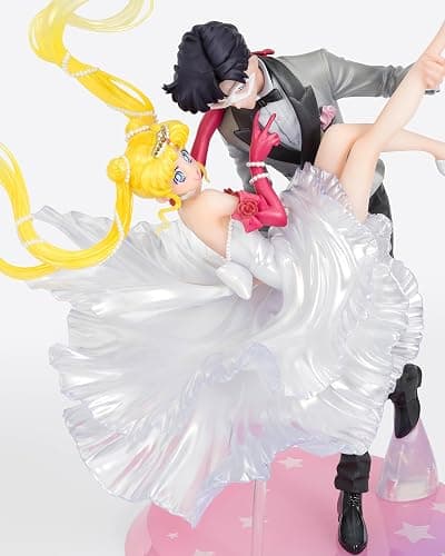 TAMASHII NATIONS - Sailor Moon - Usagi & Tuxedo Mask [Moonlight Glow Edition] FiguartsZERO chouette Collectible Figure thumbnail 2