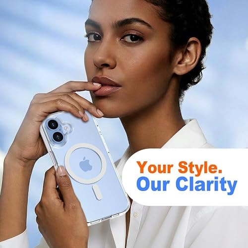 MOCCA Clear Case for iPhone 17,Clear | Anti-Yellowing | 16ft Drop | Compatible with MagSafe | Crystal Clear & Anti-Slip | Raised Camera & Screen Lip | Ultra-Slim thumbnail 7
