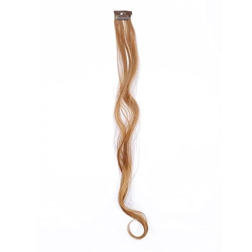 SWACC Women 20 Inches Curly Full Head 7 Separate Pieces Heat Resistance Synthetic Hair Clip in Hair Extensions (Dark Strawberry Blonde-27#) thumbnail 6