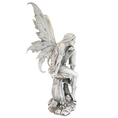 Design Toscano Fairy of Hopes and Dreams Garden Statue by Artist Cecelia 11"Wx11"Dx22" thumbnail 8