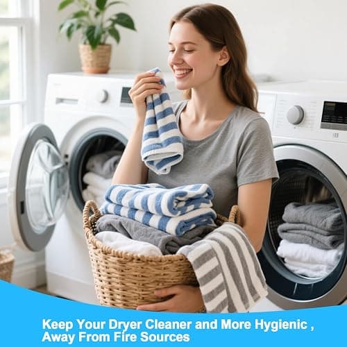 XANGNIER 5 Pack Dryer Vent Cleaner Kit,Flexible Dryer Lint Brush Vent Cleaner,Dryer Lint Trap Cleaning Tool,Laundry Room Essentials Lint Remover Accessories,Household Cleaning Tools thumbnail 8