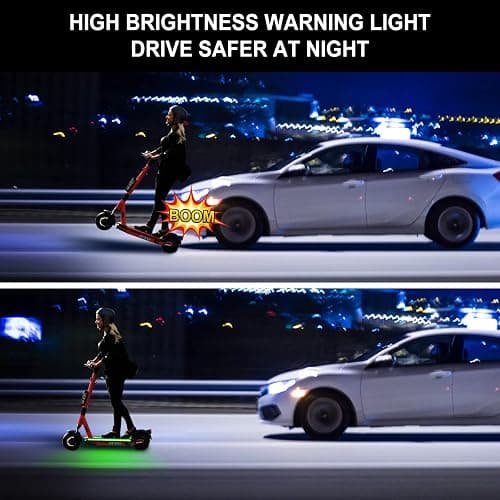 LED Strip Light, SUNJULY Electric Scooter Foldable LED Strip Lights for Skateboard, Scooter, Party and Indoor Outdoor Decoration for Xiaomi M365/m365 pro thumbnail 2