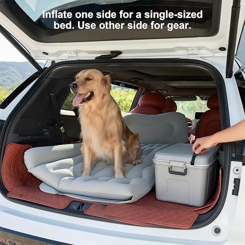 WEY&FLY Car Air Mattress for SUV, Quick Inflation Travel Bed with Air Pump, Portable Sleeping Pad for Camping, Fits Most SUVs and Sedans, Comfortable and Durable thumbnail 5