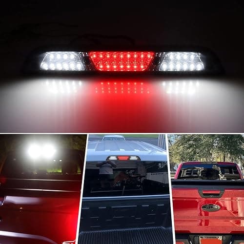 Aexploer 3rd Third Brake Lights Compatible with F150 2015-2024/for F250 F350 F450 2017-2024/for Ranger 2019-2024/for Maverick 2021-2024 Center High Mount Stop LED Light(Smoke Len) thumbnail 6