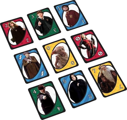 Mattel Games UNO Harry Potter Card Game for Kids, Adults & Parties, Collectible Deck Based on Popular Series for 2 to 10 Players thumbnail 5