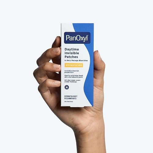 PanOxyl Daytime Invisible Patches, Salicylic Acid, 40ct, 20 Large & Small | Help Manage Blemishes, Unclog Pores & Exfoliate, Soothing Centella, Latex-Free, Vegan, All-Day Protection, For All Skin Types thumbnail 9