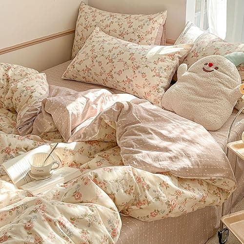 Beige Pink Bedsheet thumbnail 3