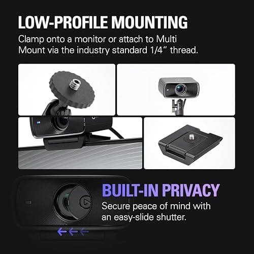 Elgato Facecam MK.2 – Premium Full HD Webcam for Streaming, Gaming, Video Calls, Recording, HDR Enabled, Sony Sensor, PTZ Control – works with OBS, Zoom, Teams, and more, for PC/Mac thumbnail 8