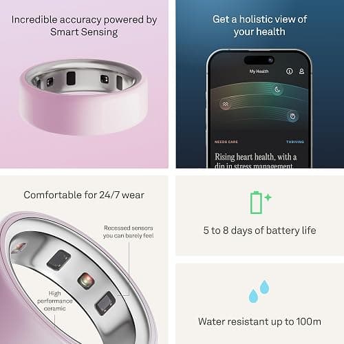 Oura Ring 4 Ceramic - Petal - Size 8 - Size Before You Buy thumbnail 5