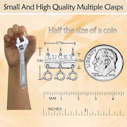 Sterling silver necklace separator thumbnail 3