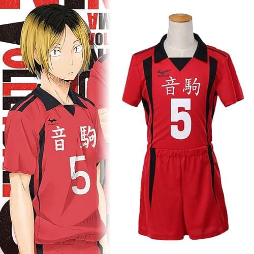 AYJK7 Haikyuu Nekoma High School Kozume Kenma Kuroo Tetsurou Cosplay Costume Volleyball Uniform Jersey thumbnail 2