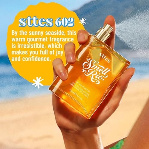 Sttes Perfume 02# (Original 602 Irresistible Sunshine)– Long-Lasting Hair Perfume for Women with Vanilla, Salted Caramel & Gourmet Notes – Sweet Scentual Fragrance Eau de Parfum 100ml (3.4 fl oz) thumbnail 6