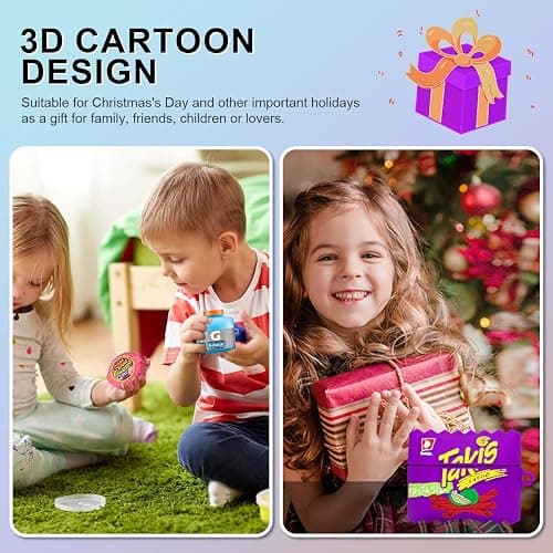[3-Pack] for AirPods Pro 2 Case Cute, Funny Airpod Pro 2 Case Food 3D Cartoon Silicone Cover Compatible for AirPods Pro 2nd Gen Cases with Cleaner Pen (Sport Water+Purple Potato+Bubble Gum) thumbnail 7