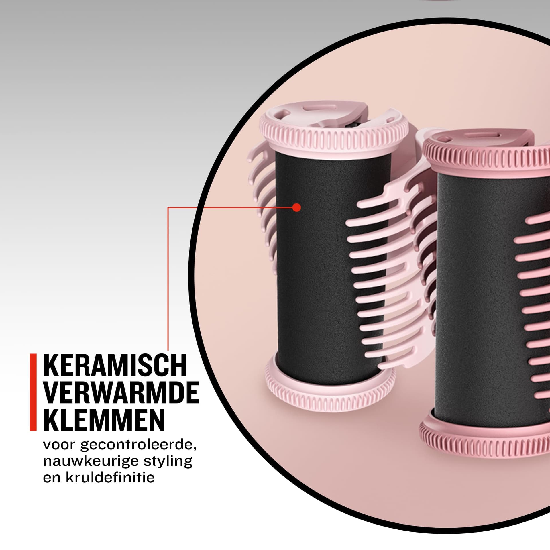 Remington curlers large - electrically heated [20 pieces in 2 sizes/colours: 8x25mm, 12x32mm]PROluxe (OPTIheat & Ion technology, flocked with wax core for long-lasting heat)H9100 thumbnail 2