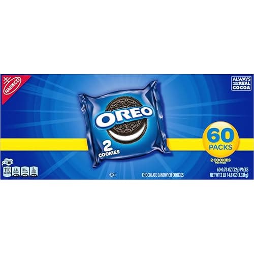 OREO Chocolate Sandwich Cookies, 60 Snack Packs (2 Cookies Per Pack) thumbnail 16