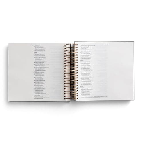 Illustrating Bible NIV - Spiral Bound Bible Journal, Dark Gray J3482 (8 Point Font) thumbnail 6