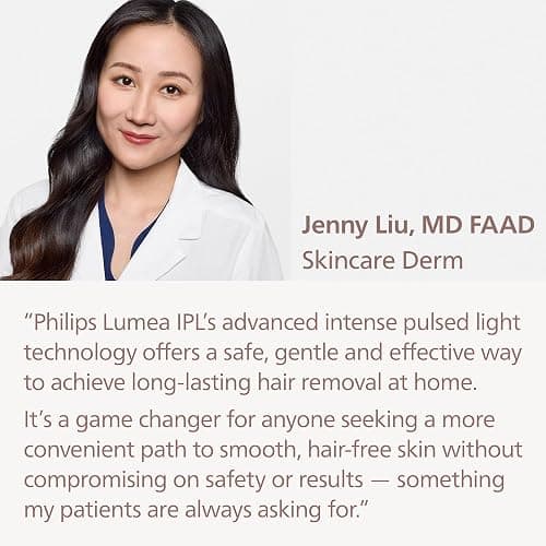 Philips Lumea 8000 Series IPL Hair Removal Device, Permanent Laser Hair Reduction for Women & Men, Easy and Comfortable Use at Home, SenseIQ, 3 Attachments for Body, Face, Intimate, BRI937/03 thumbnail 11